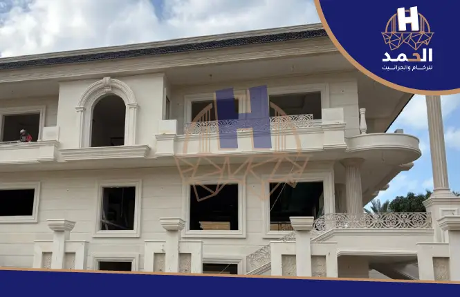 واجهات فلل حجر هاشمي, واجهات منازل حجر هاشمي, واجهات فلل بالحجر الهاشمى, حجر هاشمي للواجهات