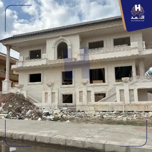 حجر ابيض واجهات فلل